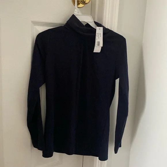 Girl’s Liberty Valor Navy Turltleneck - Picture 1 of 3